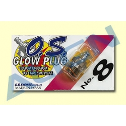 O.S. #8 Glow Plug HE50H07